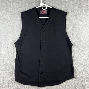 Vintage WWF Shirt Men's Large Black Mankind Vest 90's Wrestling Attitude Era